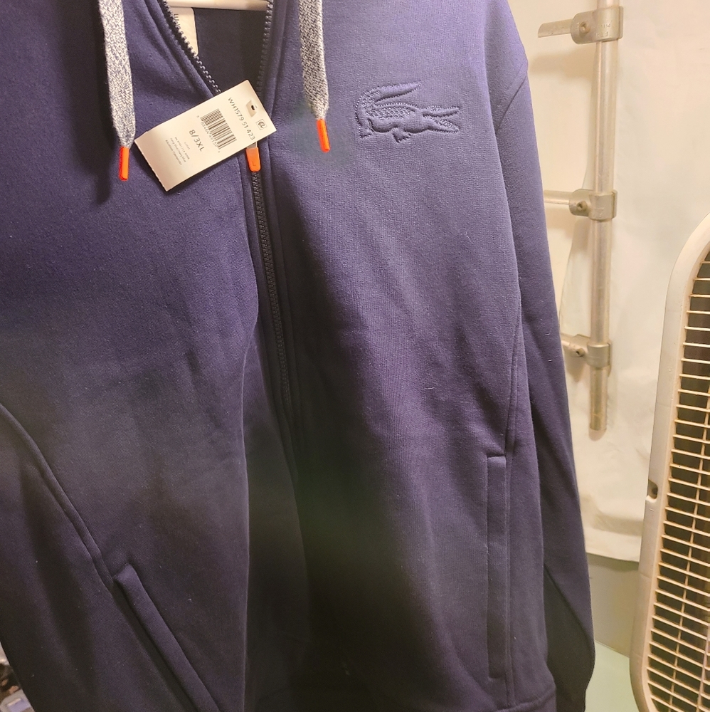 LaCoste Sport (Alligator) blue hoodie